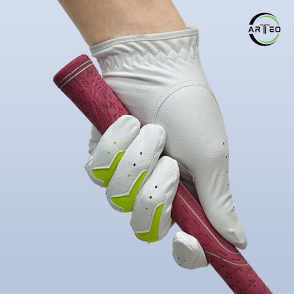 Breathable Microfiber Fabric Golf Gloves for Women