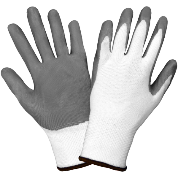 Economy Nitrile Polyester Glove-386