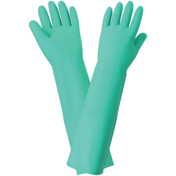 Green Nitrile Unsupported Glove-389