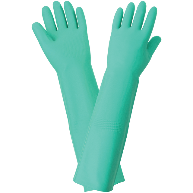 Green Nitrile Unsupported Glove-389