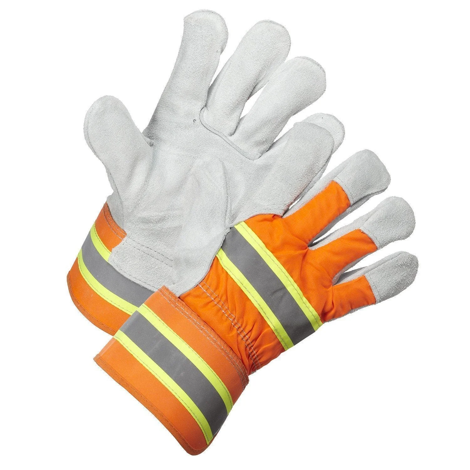 Hi-Vis Split Leather Work Glove-453